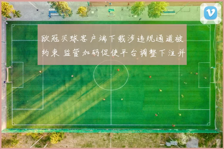 欧冠买球客户端下载涉违规通道被约束 监管加码促使平台调整下注并强化实名制